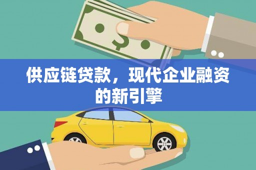 镇巴供应链贷款，现代企业融资的新引擎