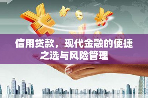 吴堡信用贷款，现代金融的便捷之选与风险管理