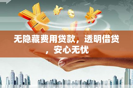 长子无隐藏费用贷款，透明借贷，安心无忧