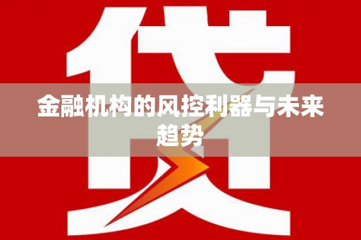 海东金融机构的风控利器与未来趋势