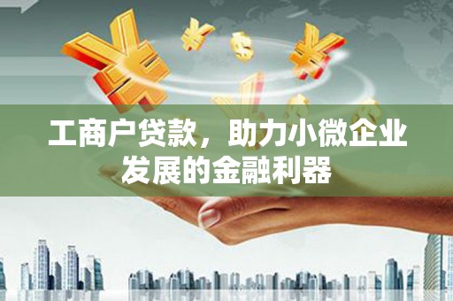 西峡工商户贷款，助力小微企业发展的金融利器