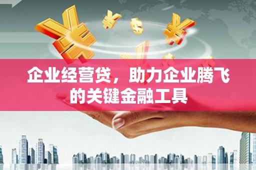 新华企业经营贷，助力企业腾飞的关键金融工具