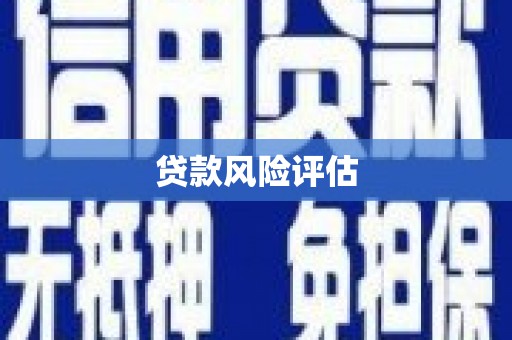 垣曲贷款风险评估
