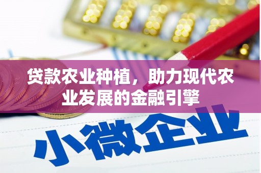盂县贷款农业种植，助力现代农业发展的金融引擎