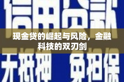 崖州现金贷的崛起与风险，金融科技的双刃剑