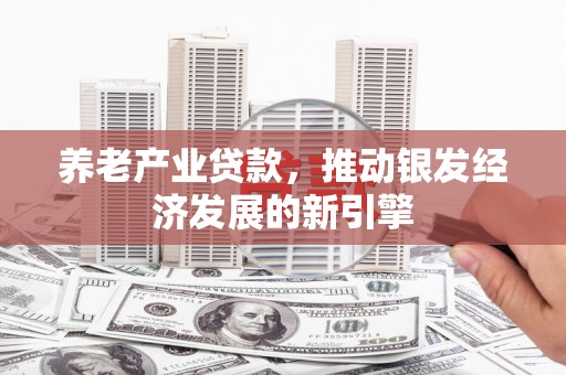 沂源养老产业贷款，推动银发经济发展的新引擎