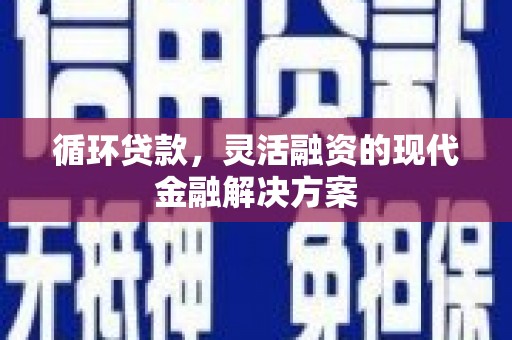 凌源循环贷款，灵活融资的现代金融解决方案