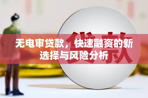 雁山无电审贷款，快速融资的新选择与风险分析
