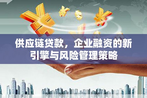泉州供应链贷款，企业融资的新引擎与风险管理策略