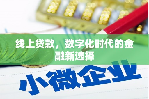 玄武线上贷款，数字化时代的金融新选择