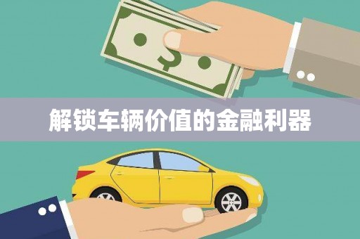 郴州解锁车辆价值的金融利器